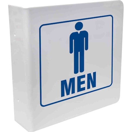 Brady Men, 8" W x 8" H, Square, Silk Screen, L0ME02A L0ME02A